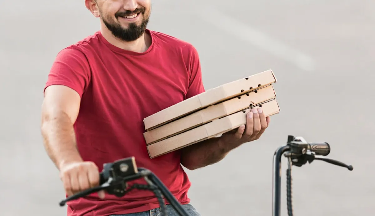 Pacco di elettronica consegnato a domicilio